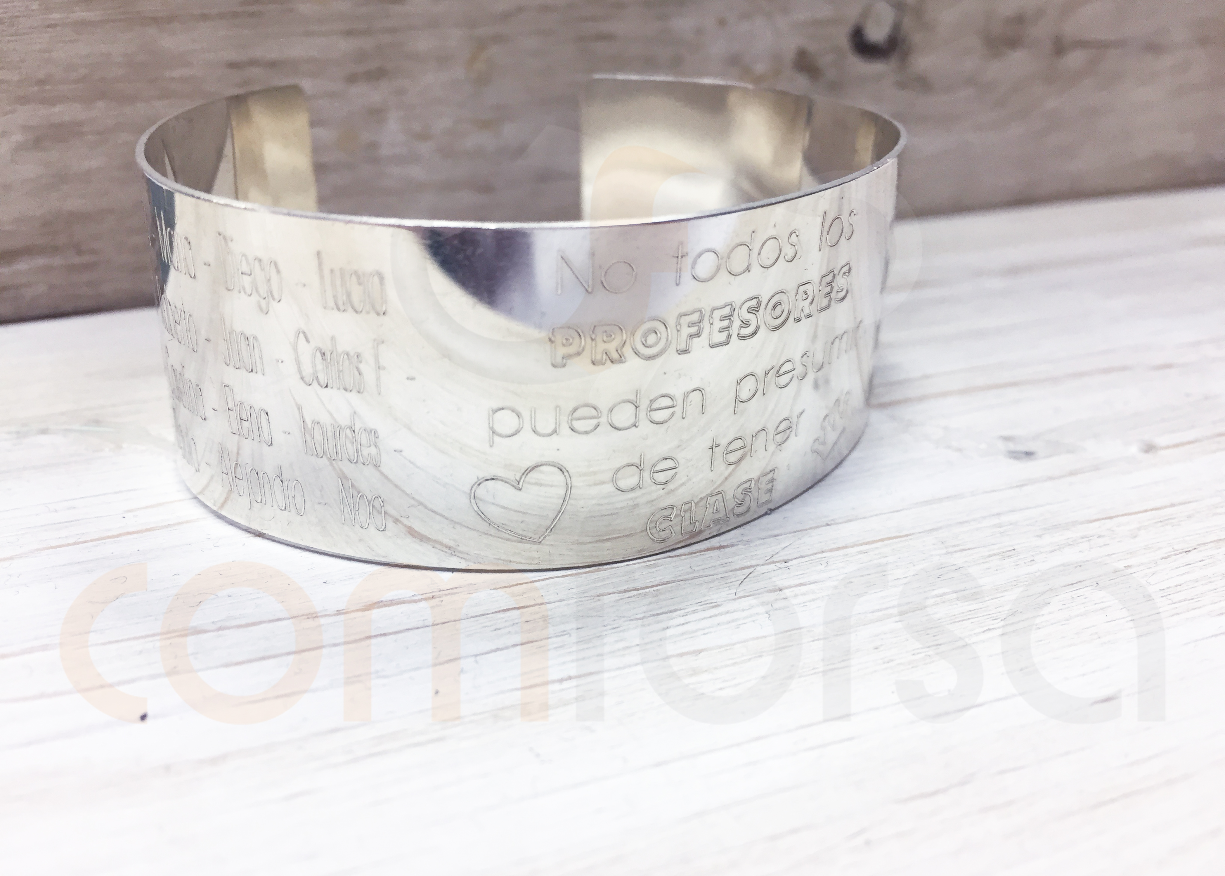 Personalized presents in sterling silver to gift your teachers