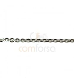 Sterling silver 925ml 2 x 1.5 mm fortçat chain