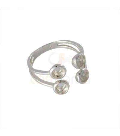 Sterling silver 925 Ring for stones