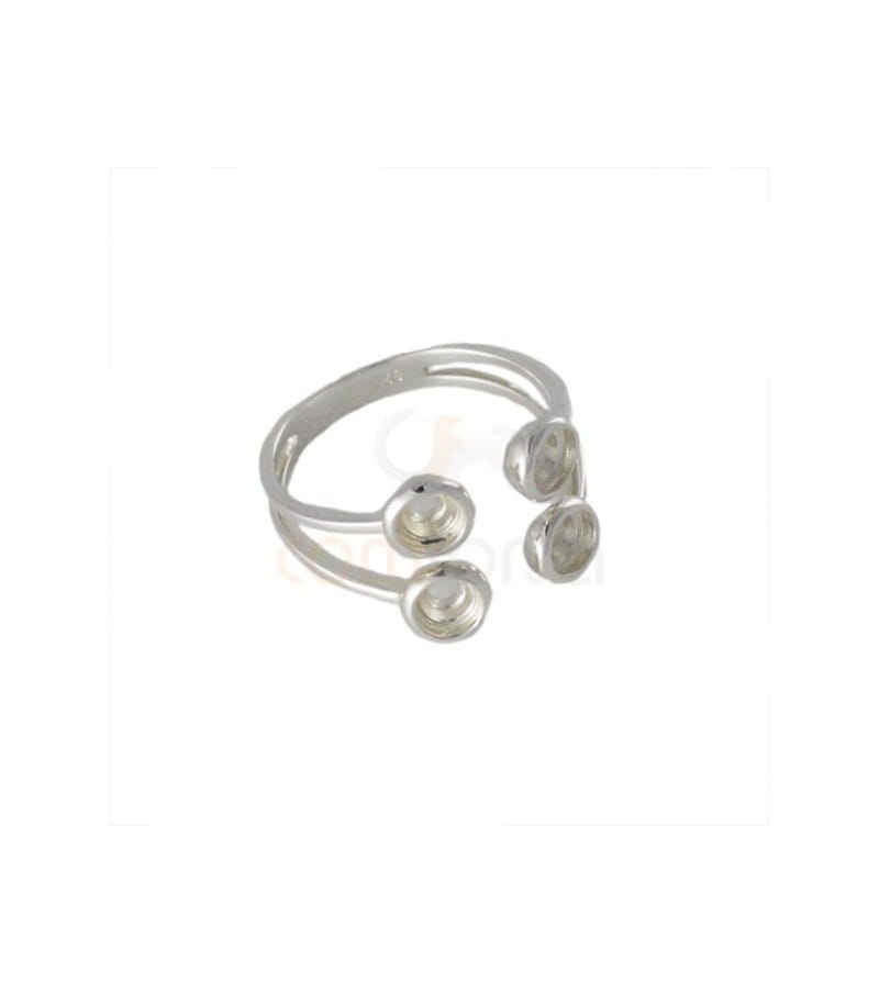 Sterling silver 925 Ring for stones