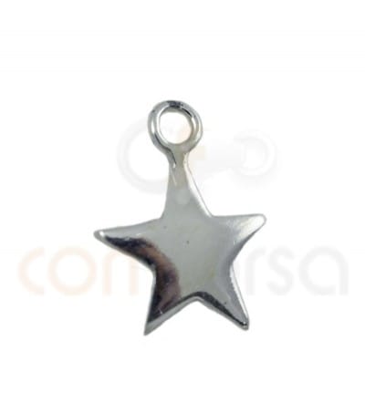 Sterling silver 925 star pendant 9 mm
