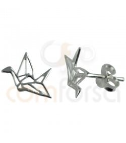 Sterling silver 925ml crane earring