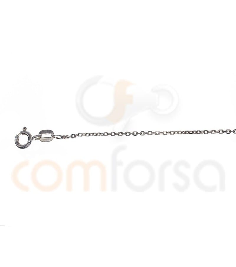 Sterling silver forçat chain 1.9 x 1.6 mm