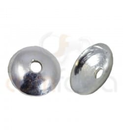 Sterling silver 925ml plain cap 6 mm