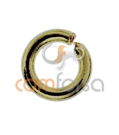 18kt Yellow gold round jump ring 4mm (outside diameter)