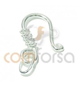 Sterling silver 925 Small hook clasp