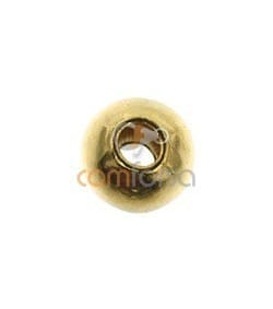 Flat Gold filled ball 2.5 mm 14/20