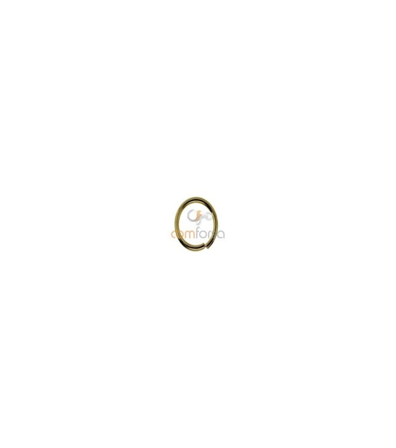 18kt Yellow gold round jump ring 5 mm