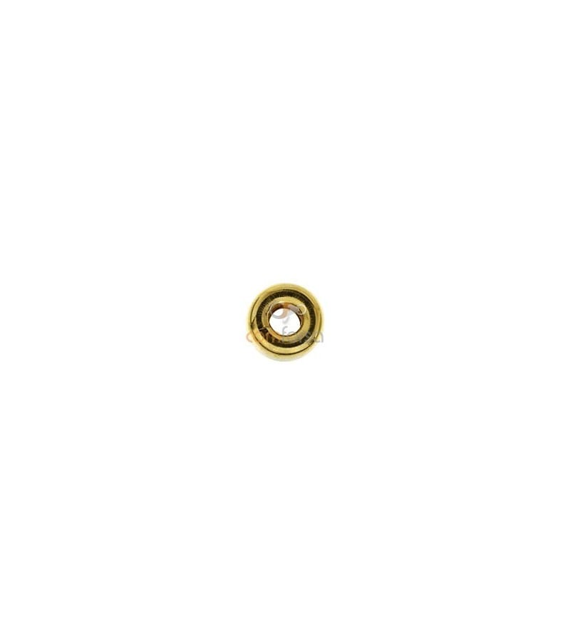 Donut 4 mm ( 1.5 mm interior ) gold filled