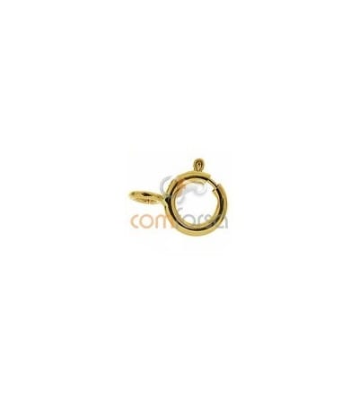 18kt Yellow gold bolt ring 5 mm
