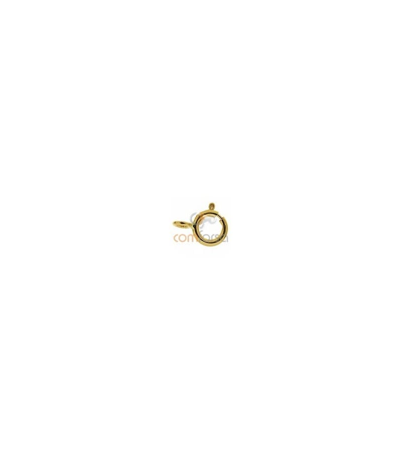 18kt Yellow gold bolt ring 5 mm