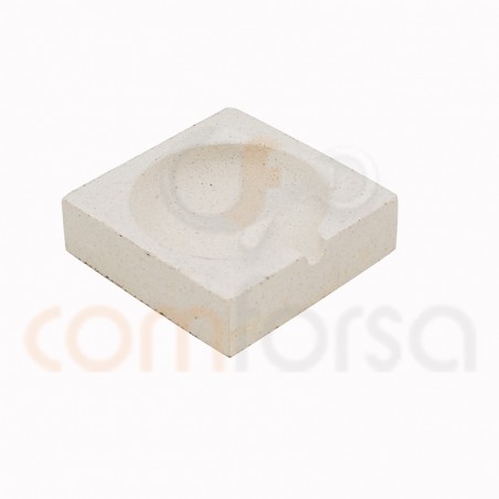 Square bowl 50 x 50 mm refractory