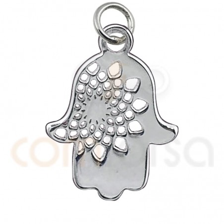 Mini Fatima´s hand charm 11 mm sterling silver 925