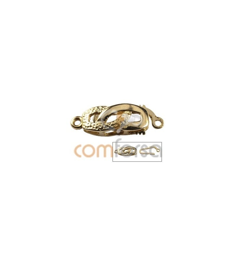 Sterling silver gold plated 925 clasp