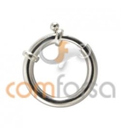 Sterling silver 925 large bolt clasp without jumprings 22 mm