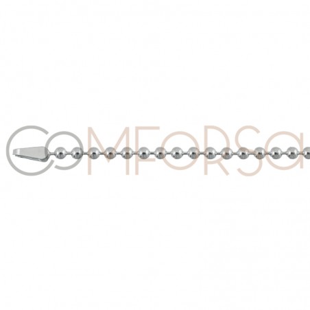 Sterling silver 925ml ball chain 2mm