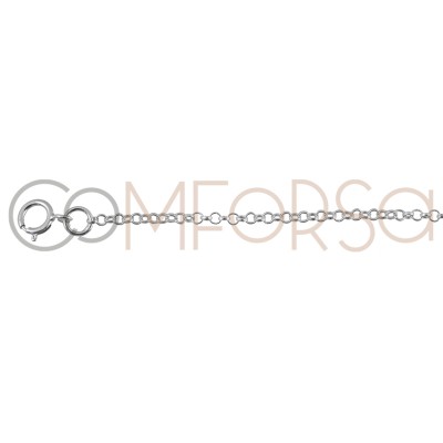 Gold Plated Sterling Silver 925 Chain 40 cm with extender 6 cm