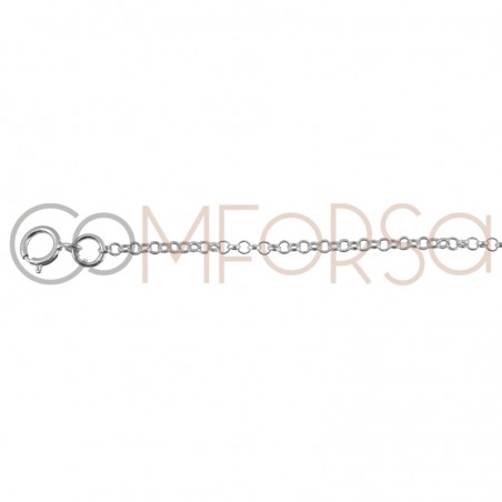 Gold Plated Sterling Silver 925 Chain 40 cm with extender 6 cm