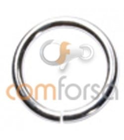 Sterling silver 925 open jump ring 10 mm