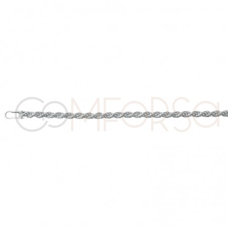 Sterling silver 925ml 1.7 mm rope chain