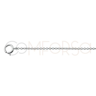 Sterling silver 925 initials choker 38 +6 cm