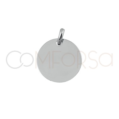 Gold Plated Sterling Silver 925 Tag with Ring 11mm