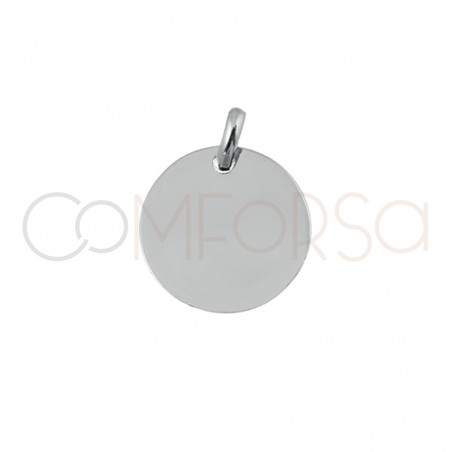 Gold Plated Sterling Silver 925 Tag with Ring 11mm