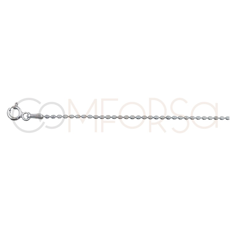 Sterling  silver flat ball chain