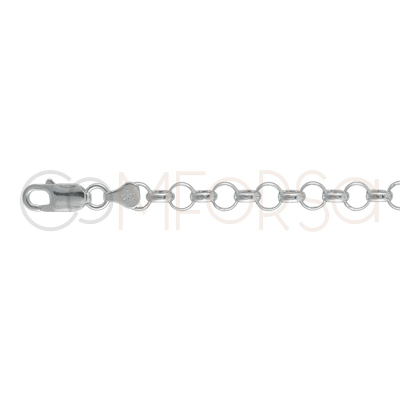 Sterling silver 925ml 6.6 mm rolo chain