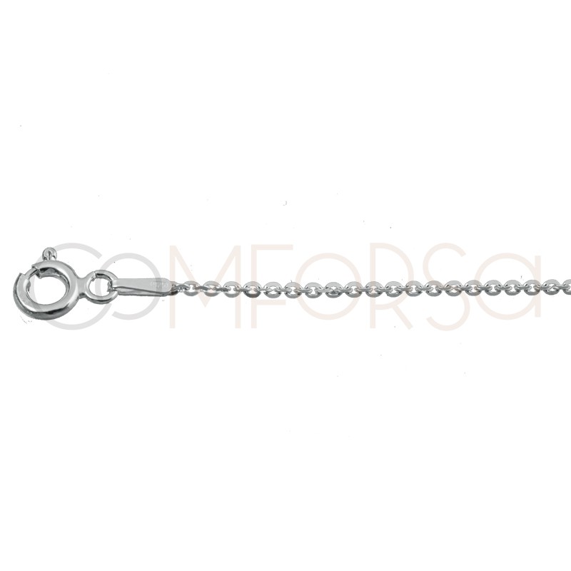 Sterling silver 925ml 2 x 1.5 mm fortçat chain