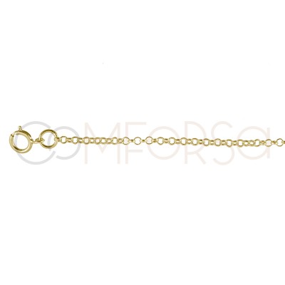 Sterling Silver 925 Chain 40 cm with extender 6 cm