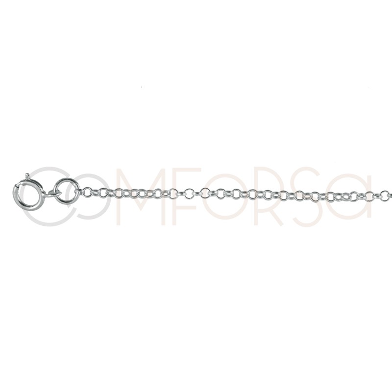 Sterling Silver 925 Chain 40 cm with extender 6 cm