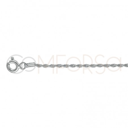 Sterling silver 925ml 1.7 mm rope chain