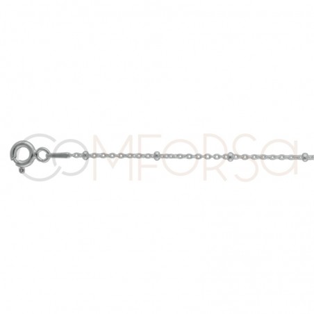 Gold plated Sterling silver 925ml ball chain 2 x 1.1 mm