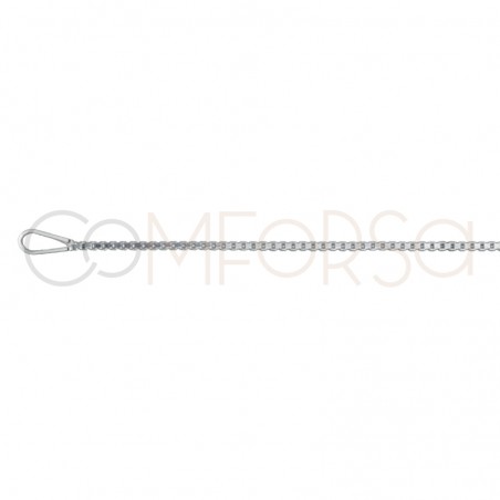 Sterling silver 925 thin box chain 1.2 mm