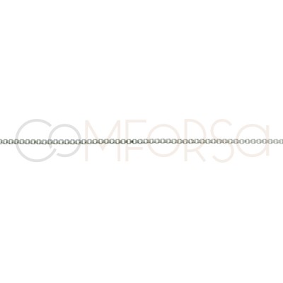 Sterling silver 925 loose box chain 0.9mm