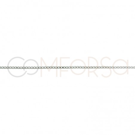 Sterling silver 925 loose box chain 0.9mm