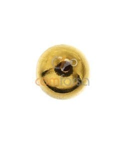 18kt Yellow gold round bead  5 mm