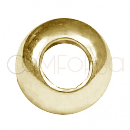 Gold-plated silver Ball 4mm (1.8)