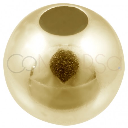 Gold Plated Sterling Silver 925 Ball 8mm (3)