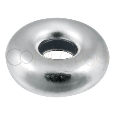 Sterling Silver 925 rose gold-plated Donut 6 mm (2.1)