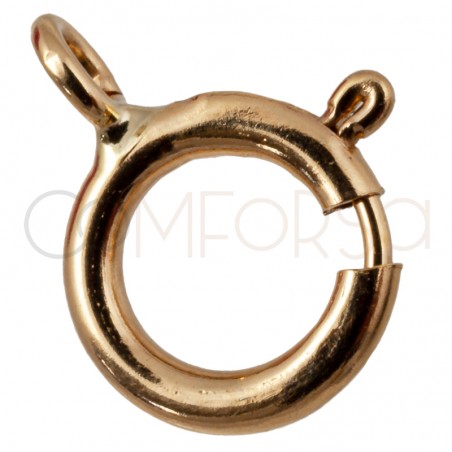 18kt Yellow gold bolt ring 6 mm