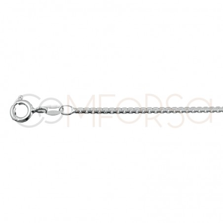 Sterling silver 925 snake chain 1.6 x 0.8mm (out.)