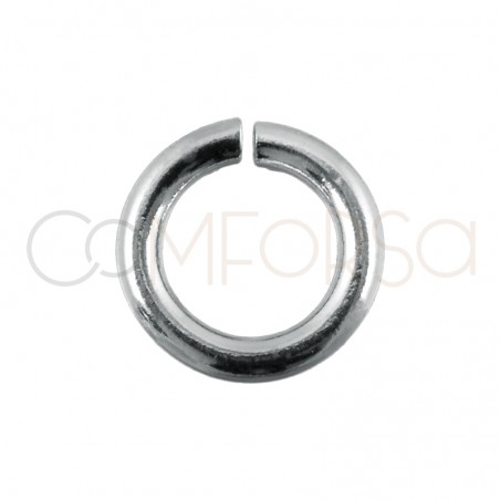 Sterling silver 925 open jump ring 7 mm