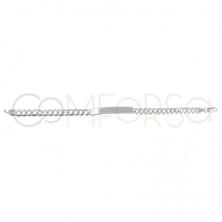 Sterling silver 925 curb bracelet 19cm