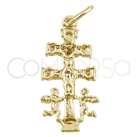 Sterling silver 925 large Caravaca Cross 11 x 22mm