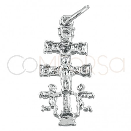 Sterling silver 925 large Caravaca Cross 11 x 22mm