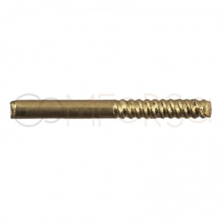 750ml 18kt gold post with thread 9 mm (0.9mm thickness)