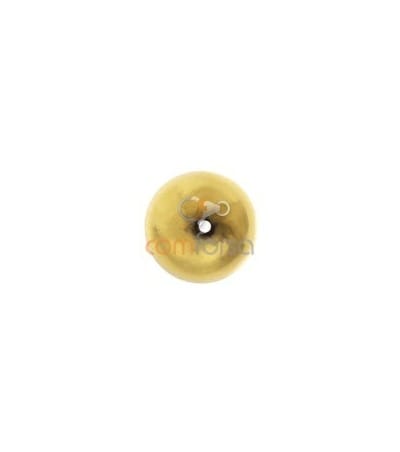 18kt Yellow gold round bead  7 mm