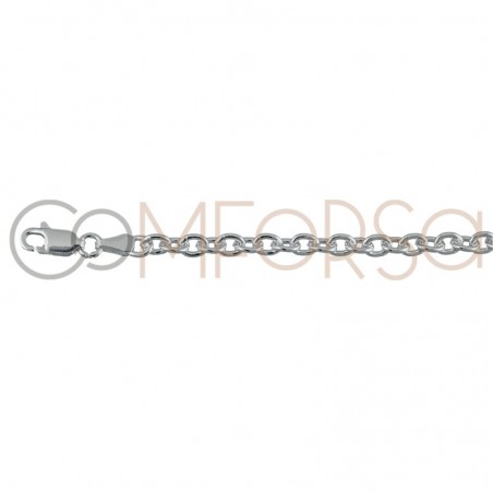 Sterling silver 925 cable chain 4.5 x 3.8mm